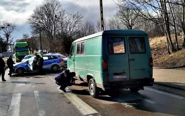 Wypadek w Suwałkach. Potrącenie pieszego na ul. Kolejowej