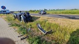Groźny wypadek między Wilczynem a Wilczogórą. Cztery osoby zostały ranne