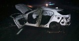 Śmiertelny wypadek w nocy koło miejscowości Dzikowo pod Gubinem. Mazda koziołkowała. Zginęła jedna osoba