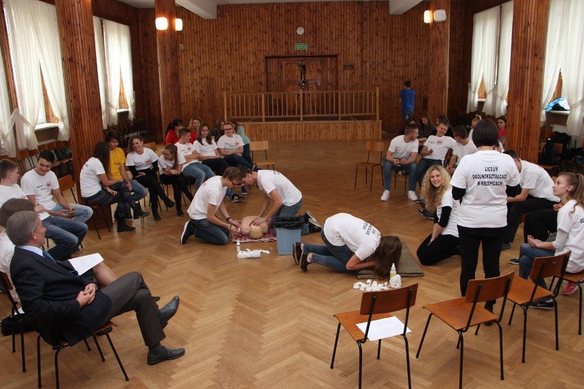 Rekord w udzielaniu pierwszej pomocy w Krzepicach [FOTO]