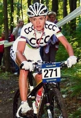 Maja Włoszczowska miała wypadek na rowerze FOT. DARIUSZ GDESZ