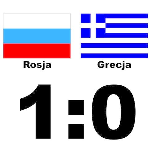 Grecja poniosła porażkę w meczu z Rosją.