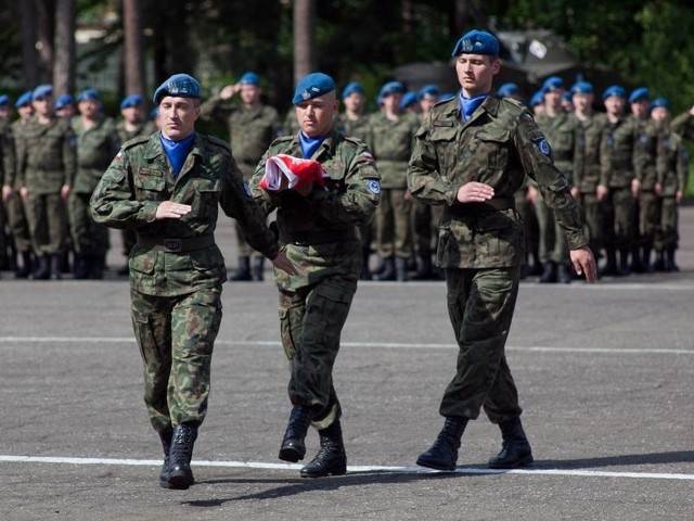 Piątkowe uroczystości, podczas których nowym dowódcą 1. Batalionu Zmechanizowanego w Lęborku został ppłk Marcin Adamski.