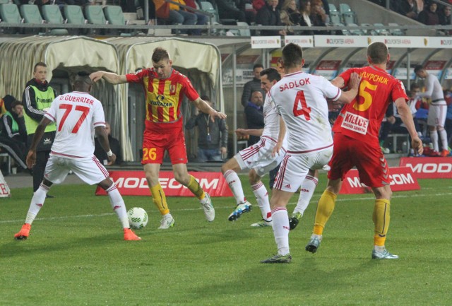 30.04.2016, kielce, korona kielce - wisla krakow, ekstraklasa. fot slawomir stachura/polska press