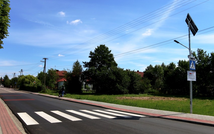 Nowo wybudowane przejście dla pieszych w Oleśnicy
