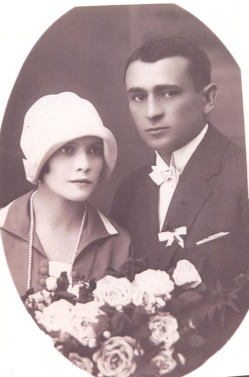 Rok 1917 zdjęcie ślubne Eugenii Owczarek i Władysława...