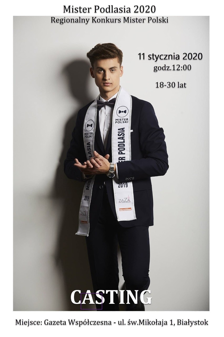 Szukamy Miss i Mistera Podlasia 2020. Przyjdź na casting