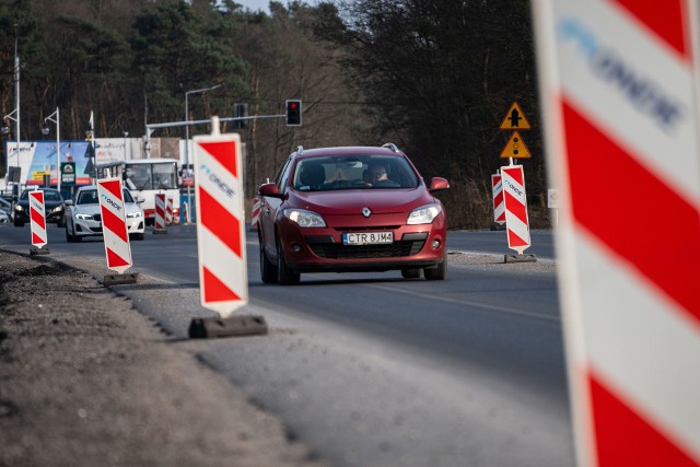 Tak obecnie wygląda przeprawa drogowa w Przysieku