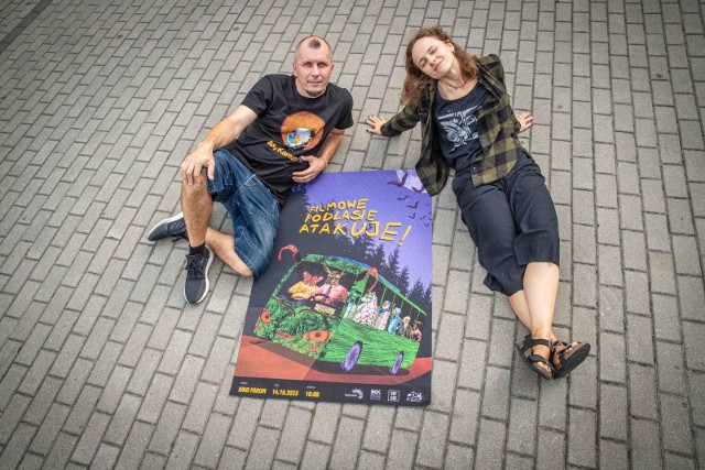 Krzysztof Sienkiewicz i Monika Piskurewicz z BOK zapraszają na tegoroczną odsłonę akcji Filmowe Podlasie Atakuje!
