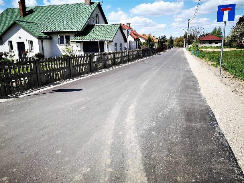 Ławy. Ulica Poligonowa w Ławach gotowa do użytku