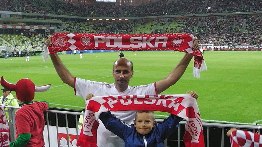 #Piłka Nożna Styl Życia: Andrzej na meczu Polska - Dania