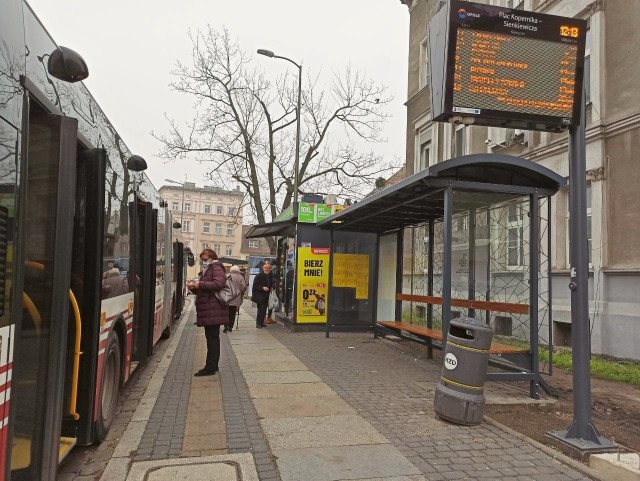 Wiata zielonego przystanku przy ul. Oleskiej w Opolu. Wkrótce nasadzenia.