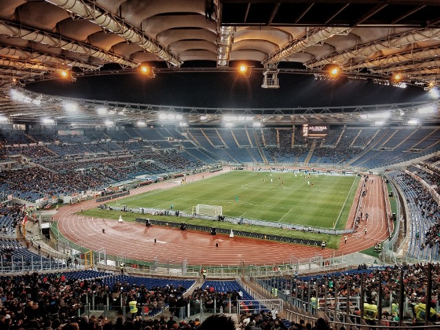Stadion olimpijski w Rzymie, na którym swoje mecze rozgrywa AS Roma