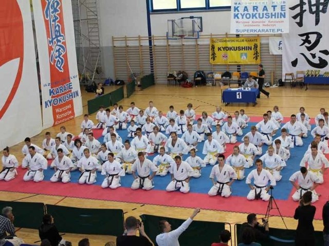 W I Turnieju Karate o puchar prezydenta Ciechanowa wzięło udział łącznie aż 228 zawodników.