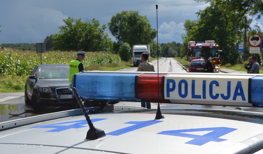 Wypadek w Czarnowcu: trzy osoby w szpitalu