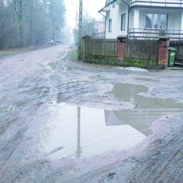 Błoto i kałuże były nieodłącznym elementem krajobrazu