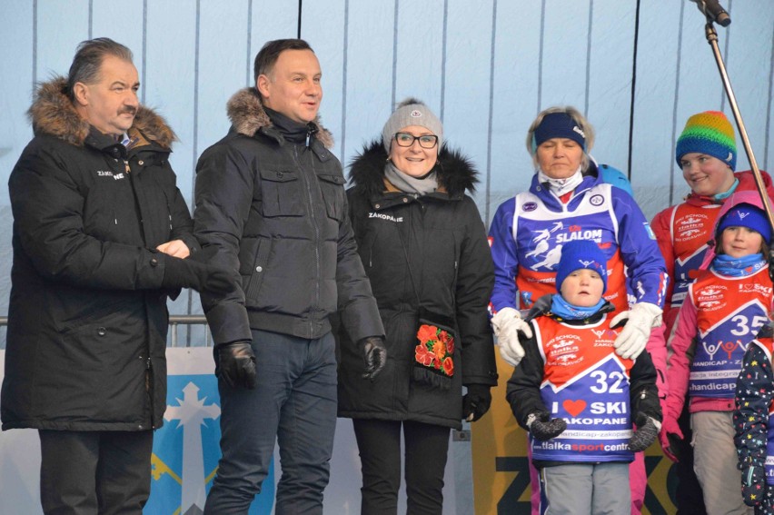 Zakopane. Prezydent Duda szusował na Polanie Szymoszkowej [ZDJĘCIA]