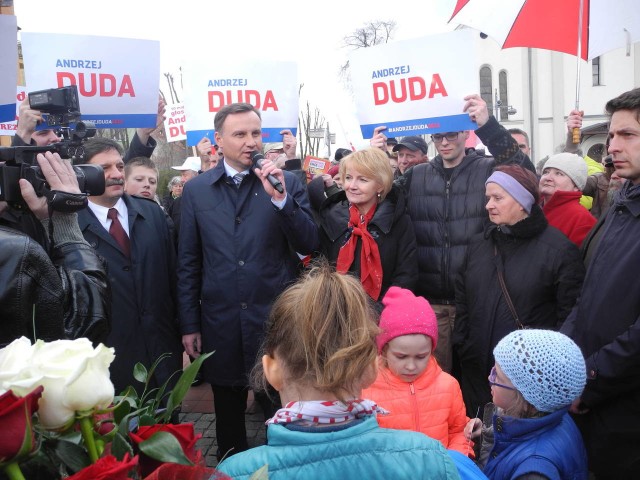 Andrzej Duda w Bytowie.