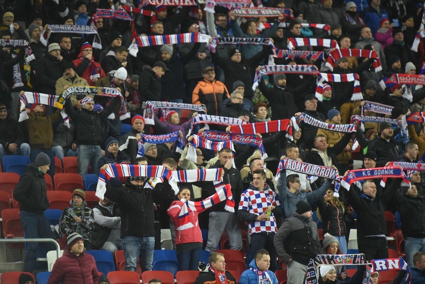 Górnik Zabrze - Piast Gliwice kibice