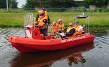 Pierwszy rej nowoczesnej łodzi ratowniczej Ochotniczej Straży Pożarnej w Radoszycach. Zobacz zdjęcia