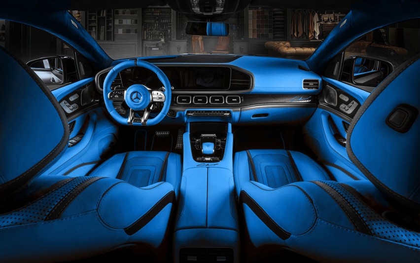 Mercedes-Benz GLE Coupé Racing Blue z rocznika 2023, po...