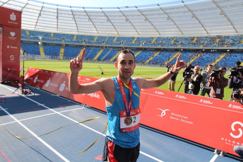 W 9 edycji PKO Silesia Marathon zwyciężył Damian Pieterczyk...