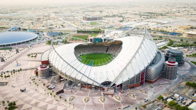 Na Khalifa International Stadium w stołecznym mieście Kataru wcześniej odbywały się niemal wyłącznie mecze piłkarskie.