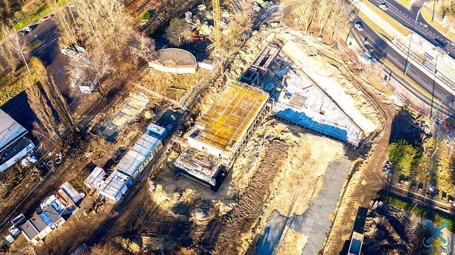 Budowa Centrum Edukacji Ekologicznej, czyli nowego Egzotarium w Sosnowcu.Zobacz kolejne zdjęcia. Przesuwaj zdjęcia w prawo - naciśnij strzałkę lub przycisk NASTĘPNE