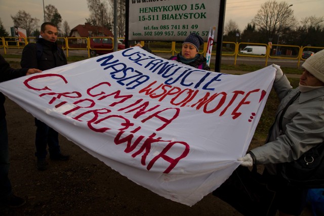 Nowa gmina Grabówka. Wyjechali, aby protestować w Warszawie