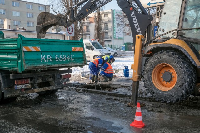 Awaria wodociągu przy ul. Wolskiej