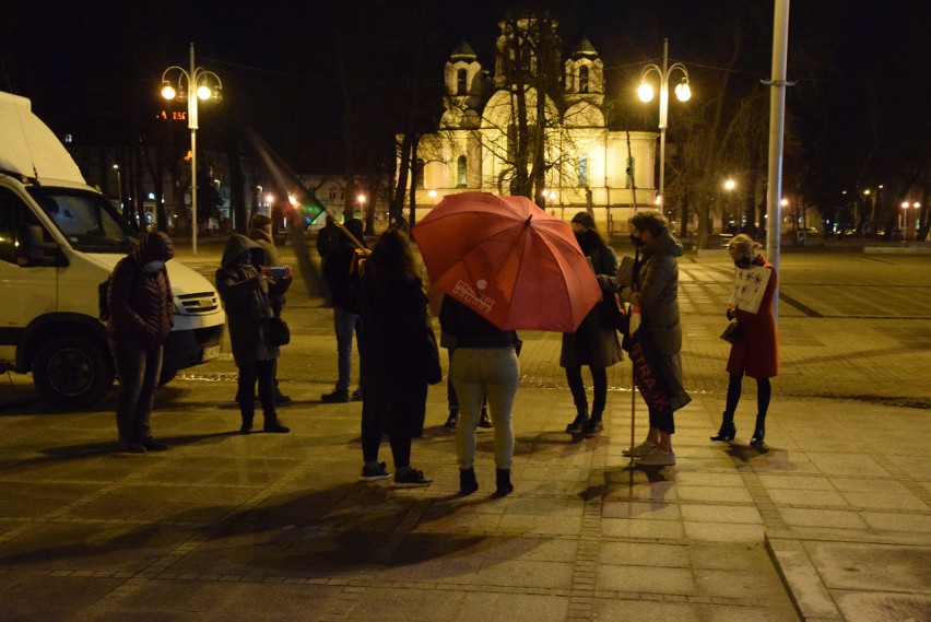 Strajk kobiet na Placu Biegańskiego w Częstochowie, 26...