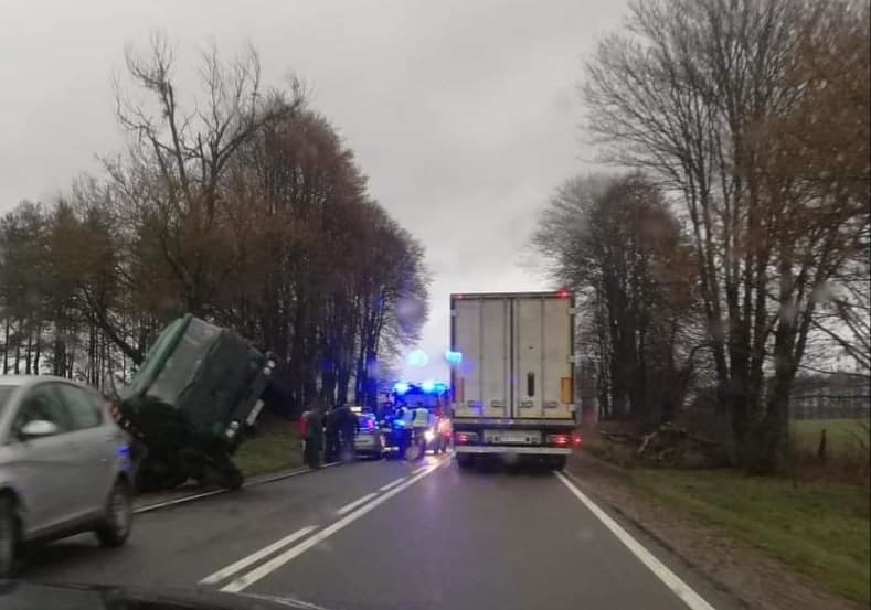 W piątek po godz. 13 niedaleko Dretynia na drodze krajowej...