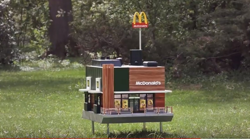 Powstał najmniejszy McDonald's na świecie. Dla pszczół [wideo]