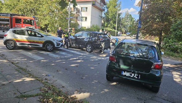 Do wypadku doszło na ul. św. Wojciecha w rejonie przejścia dla pieszych.