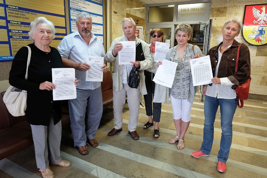 Białostoczanie protestują. Chcą uchwalenia planu okolic ul....