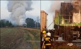 Pożar lokomotywy na Dolnym Śląsku. Akcja gaśnicza trwała około dwóch godzin!