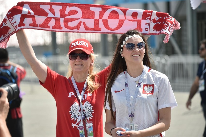 Kibice przed meczem Polska - Senegal