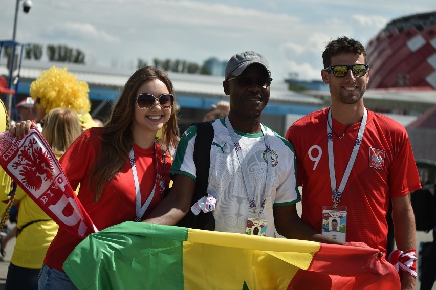 Kibice przed meczem Polska - Senegal