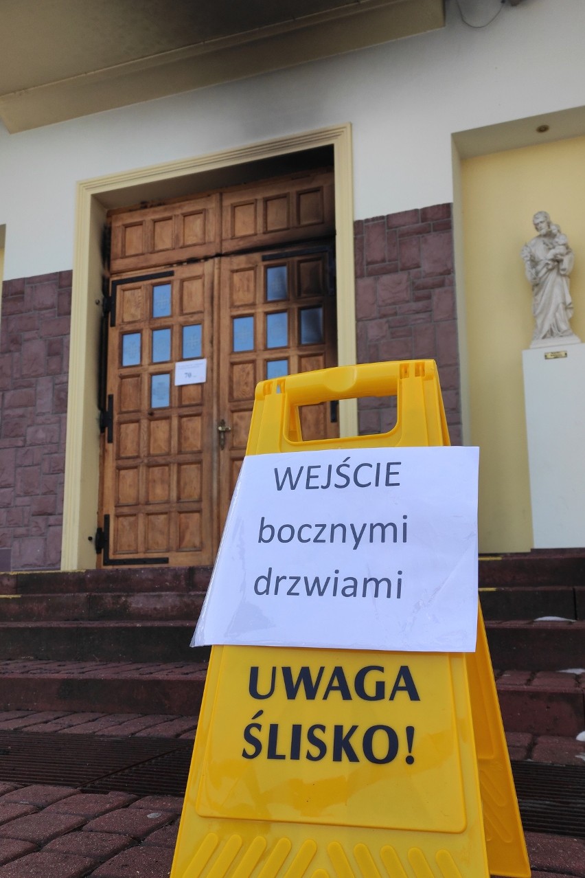 Kotara w lubelskim kościele przy ul. Pogodnej stanęła w ogniu. Trwają poszukiwania podpalacza