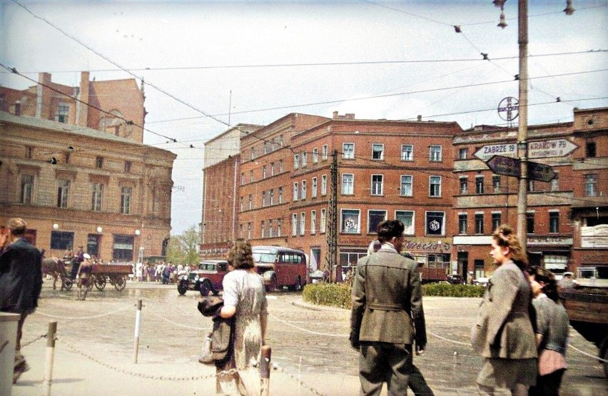 Pokolorowaliśmy czarno-białe zdjęcia Katowic z lat 50 XX...