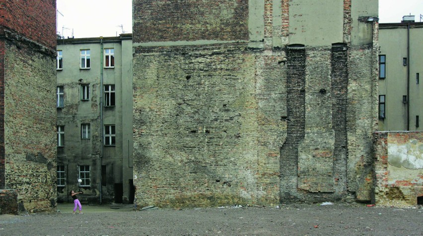 Podwórko przy ulicy Pawła w centrum, dziś jest tu wydział...