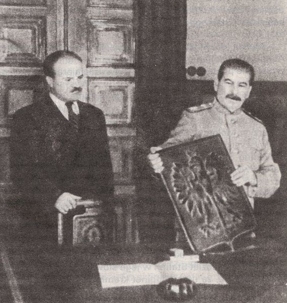 Stalin i herb Rzeczypospolitej Polskiej