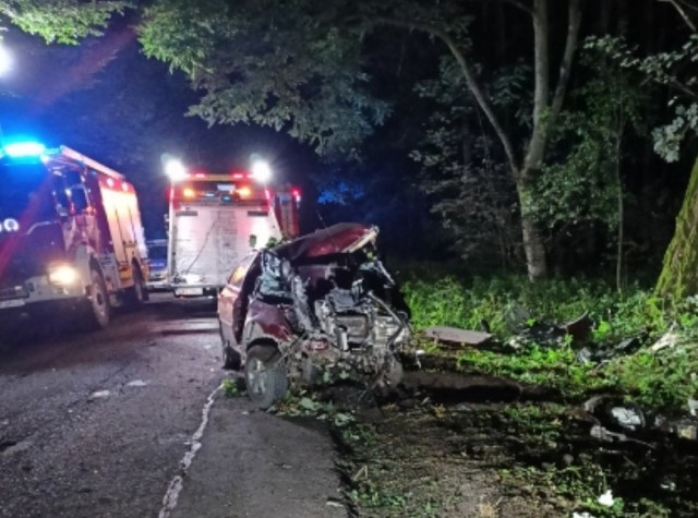 Śmiertelny wypadek w województwie łódzkim. Zginęli uciekając przed policją.