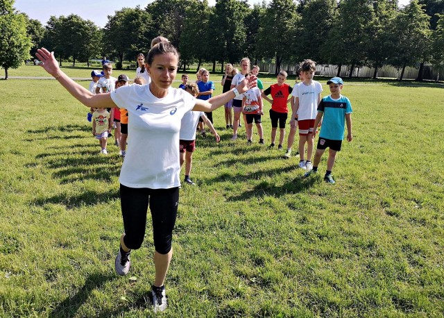 06.06.21 krakowtauron arena trening biegowy i zajecia sportowe dla dzieci n/z: fot. aneta zurek / polska pressgazeta krakowska