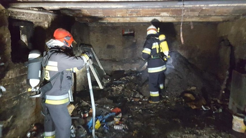 Pożar w domu w gminie Kazimierza Wielka