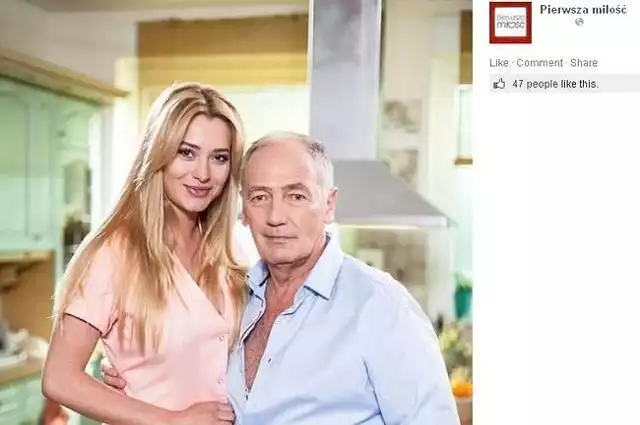 Marcelina Zawadzka i Karol Strasburger w "Pierwszej miłości" (fot. screen z Facebook.com)