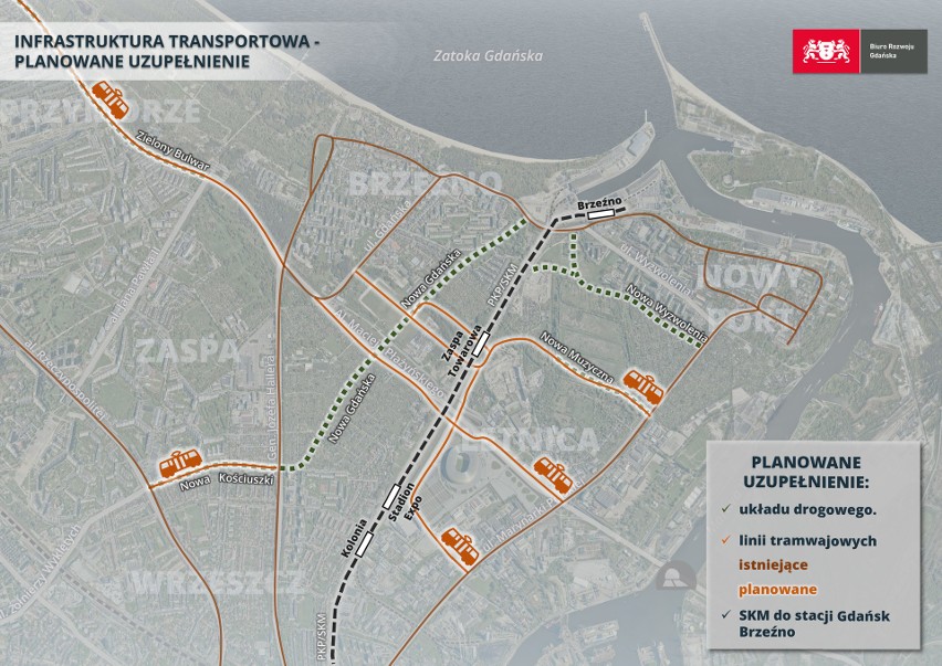 Urząd Miasta Gdańsk wybiera wariant połączenia tramwajowego, które ma usprawnić ruch pomiędzy Letnicą a Śródmieściem