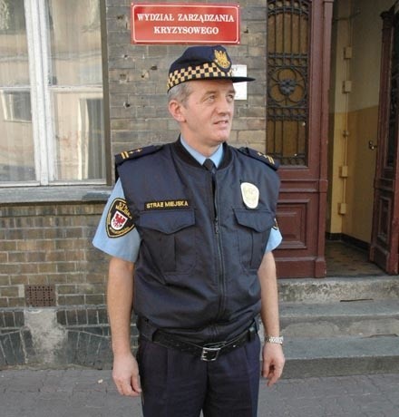Jan Wojnicki komendant straży miejskiej