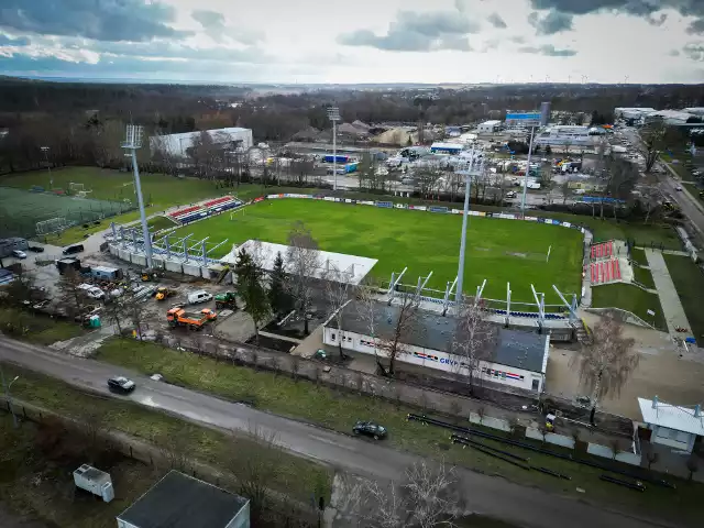 Rozbudowa stadionu Gryfa Słupsk.