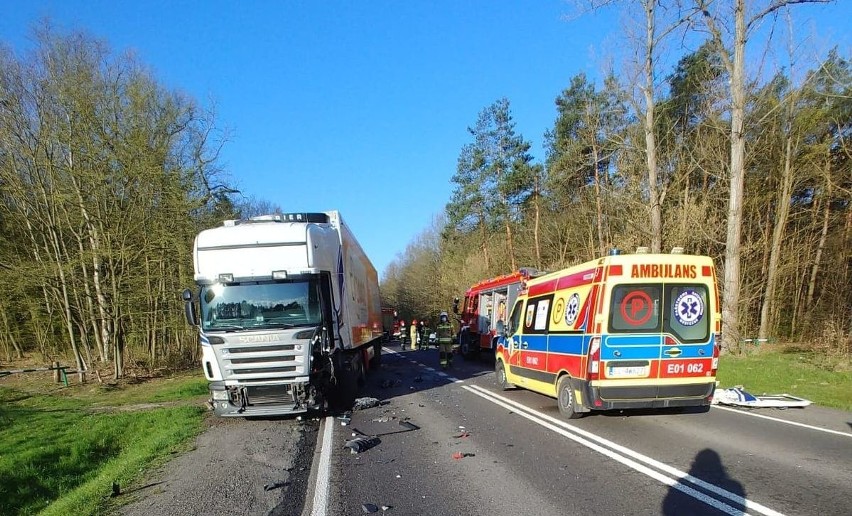 Jedna osoba została ranna w wypadku, do którego doszło dziś...